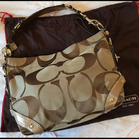 Coach Signature Tote - Picture 2 of 4